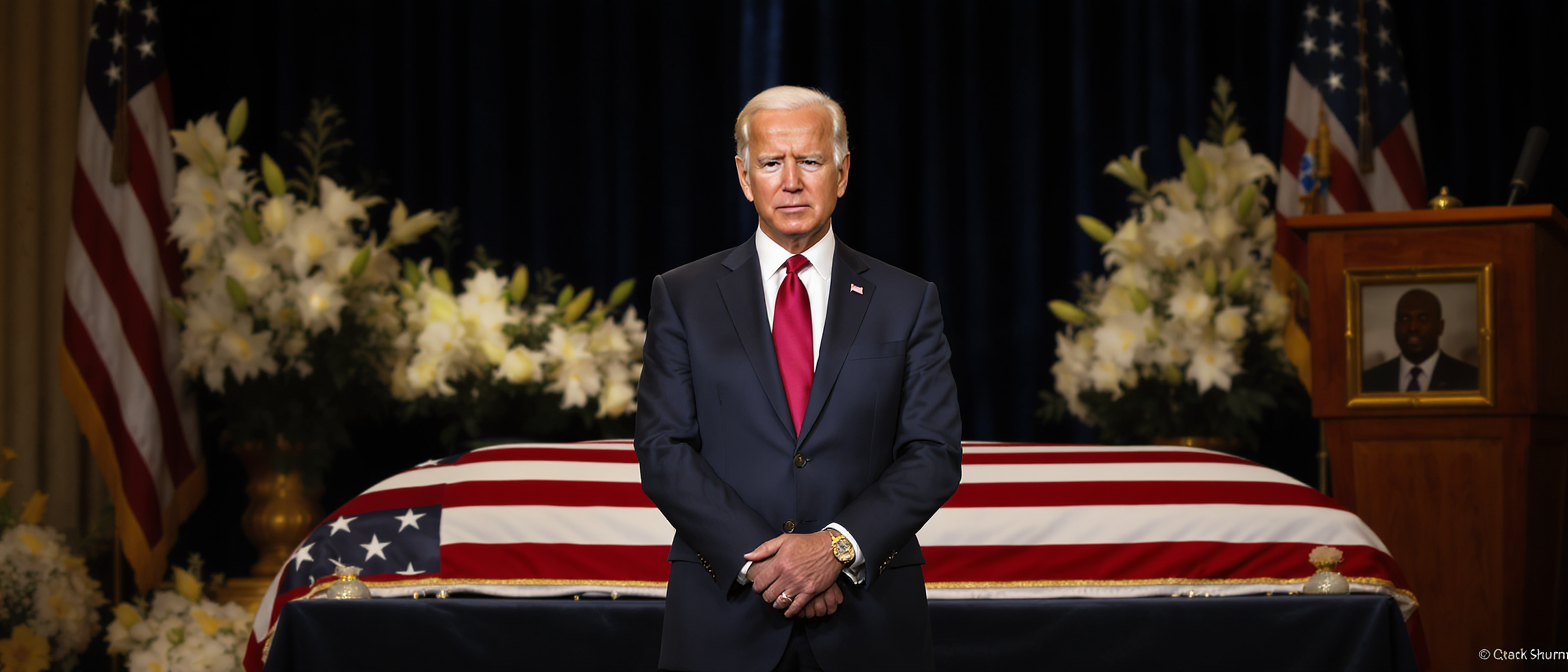 à 83 ans, joe biden rend hommage à jesse jackson lors d'une apparition rare aux funérailles, témoignant de son respect et de son engagement.