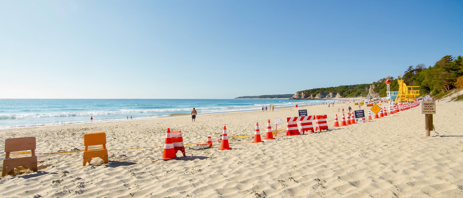annonce importante : les plages du massachusetts seront exceptionnellement fermées ce dimanche 21 juin. préparez vos plans en conséquence et restez informés des mises à jour officielles.